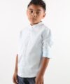CAMISA HENLEY ML KID POPELINA - Imagen 17