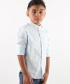CAMISA HENLEY ML KID POPELINA - Imagen 18