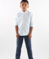 CAMISA HENLEY ML KID POPELINA - Imagen 20