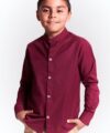 CAMISA HENLEY ML KID POPELINA - Imagen 33