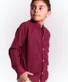 CAMISA HENLEY ML KID POPELINA - Imagen 34