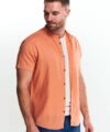 CAMISA HENLEY MC CABALLERO LINO - Imagen 2