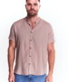 CAMISA HENLEY MC CABALLERO LINO - Imagen 7