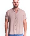 CAMISA HENLEY MC CABALLERO LINO - Imagen 8