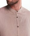 CAMISA HENLEY MC CABALLERO LINO - Imagen 12