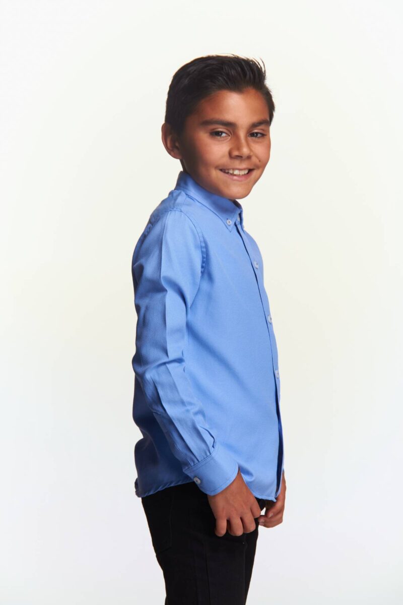 CAMISA ML KID DOBBY - Imagen 2