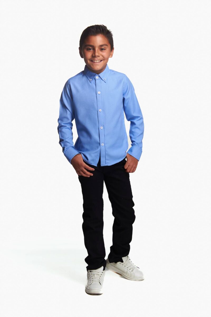 CAMISA ML KID DOBBY - Imagen 4