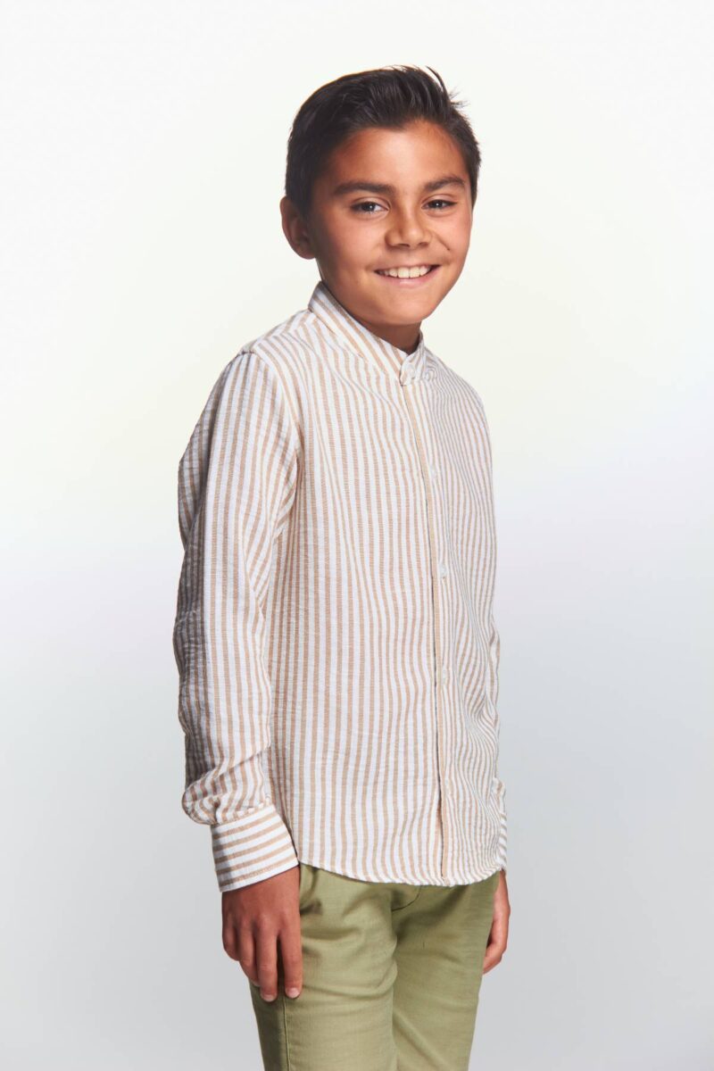 CAMISA HENLEY ML KID LINO - Imagen 2