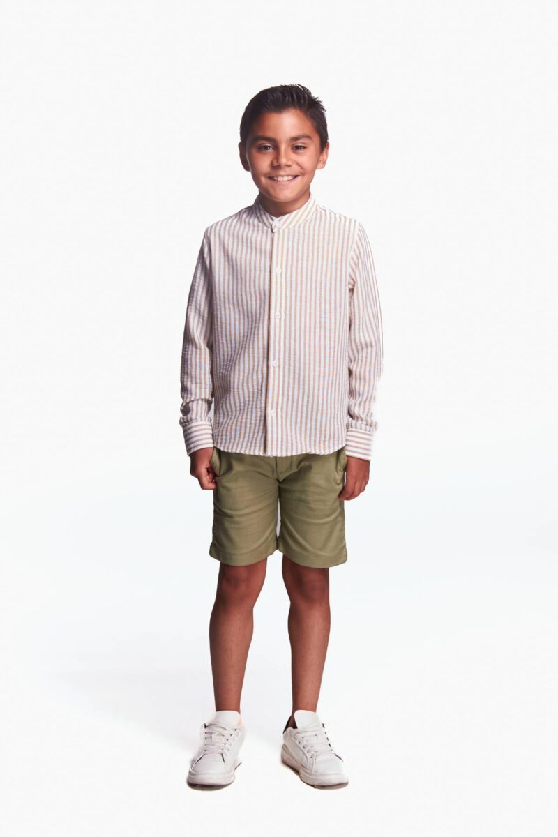 CAMISA HENLEY ML KID LINO - Imagen 4