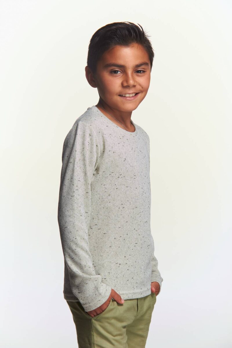 PLAYERA CUELLO REDONDO ML KID PIQUE - Imagen 8