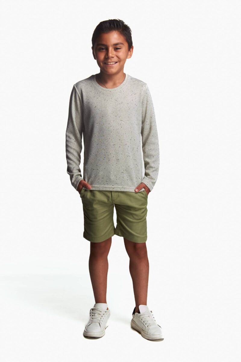 PLAYERA CUELLO REDONDO ML KID PIQUE - Imagen 10